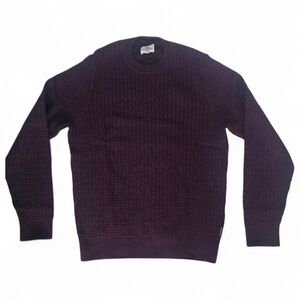 Men's Dark Purple Crewneck Sweater MEDIUM